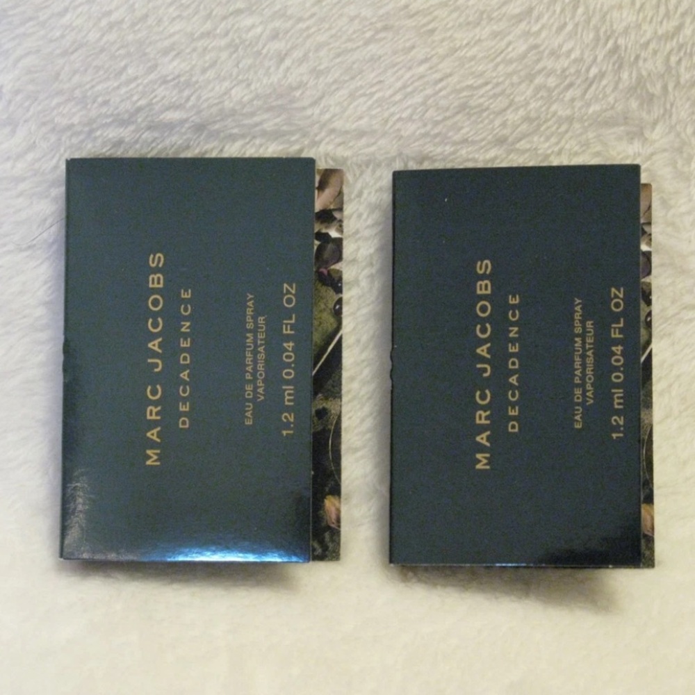 Marc Jacobs Decadence 1.2ml Set of Two Samples Rare